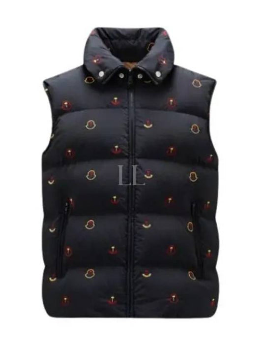 103868 Palm Angels Henon Down Vest 1A00013 M3573 742 - MONCLER - BALAAN 1