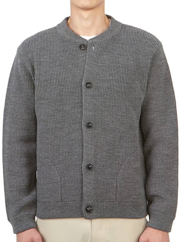 Skipper Wool Cardigan Grey - ANDERSEN-ANDERSEN - BALAAN 3