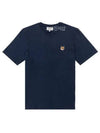 Fox Head Patch Classic Short Sleeve T-Shirt Ink Blue - MAISON KITSUNE - BALAAN 2