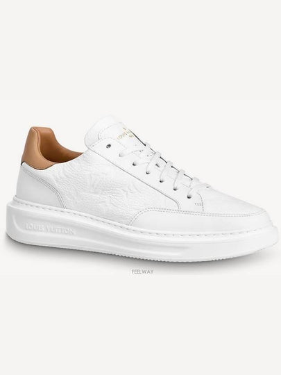 Men's Beverly Hills Low Top Sneakers White - LOUIS VUITTON - BALAAN 2