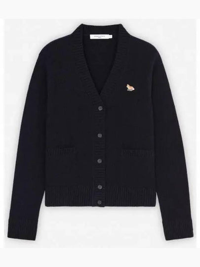 Baby Fox Patch Boxy Cardigan Navy - MAISON KITSUNE - BALAAN 2