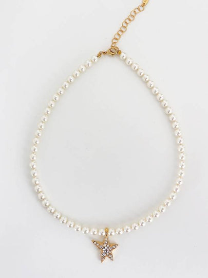 Lodestar Pendant Pearl Necklace White - ELYONA - BALAAN 2