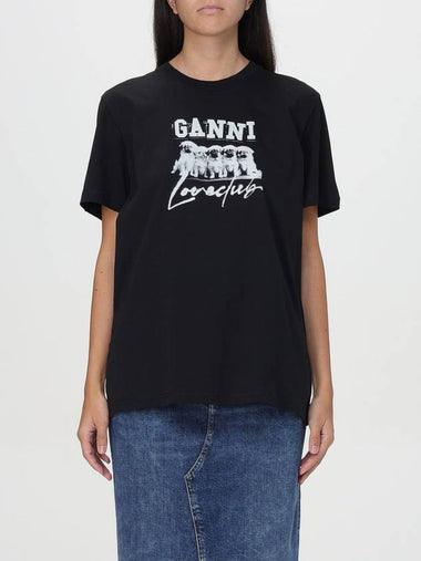 T-shirt con logo Ganni - GANNI - BALAAN 1