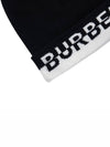 Cashmere Logo Beanie Black - BURBERRY - BALAAN 9