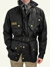 Men's International Original Wax Belt Jacket Black - BARBOUR - BALAAN 9