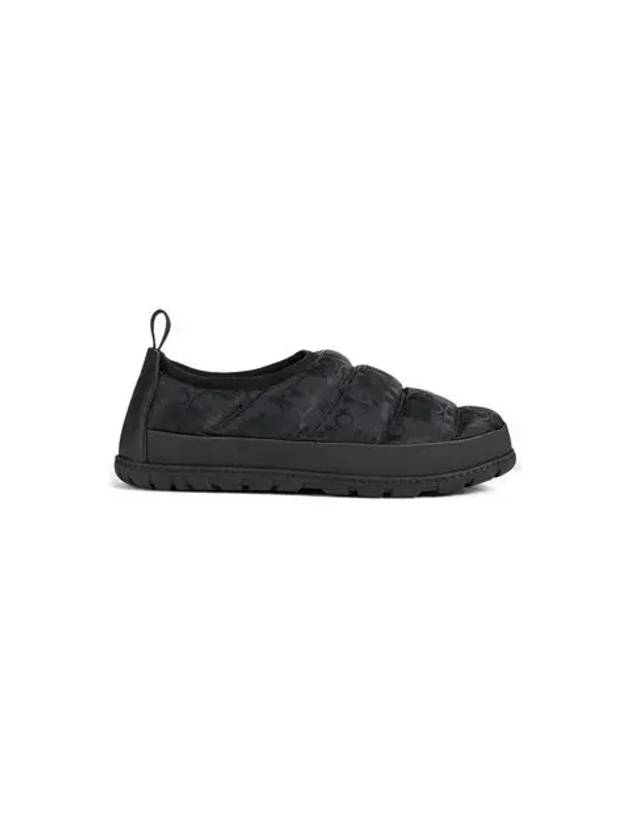 Snow Slippers Oblique Technical Fabric Black - DIOR - BALAAN.