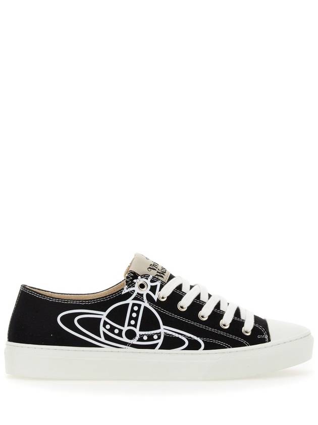 ORB Logo Low Top Sneakers Black - VIVIENNE WESTWOOD - BALAAN 3