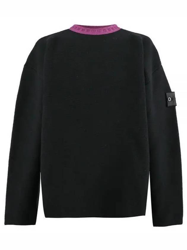 Shadow Project Crewneck Knit Top Black - STONE ISLAND - BALAAN 2