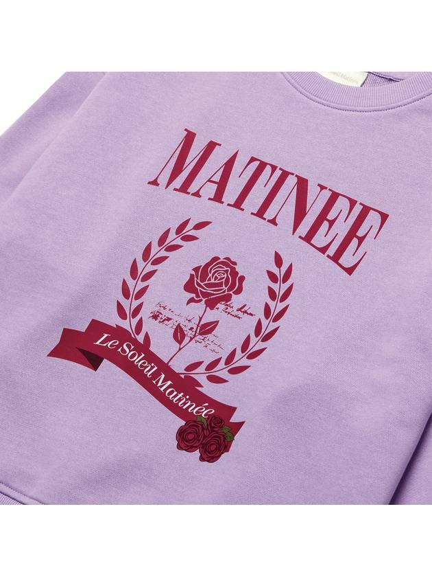 Brushed Options Matinee Classic Rose Sweat Shirts LAVENDER - LE SOLEIL MATINEE - BALAAN 3