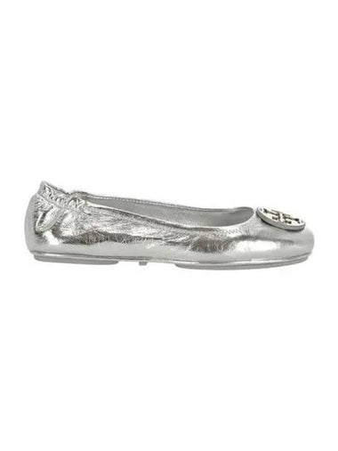 women ballerina flat shoes silver - TORY BURCH - BALAAN 1