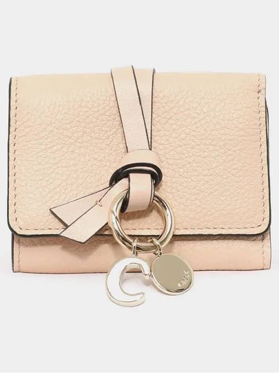 Alphabet Small Half  Wallet Light Pink - CHLOE - BALAAN 2