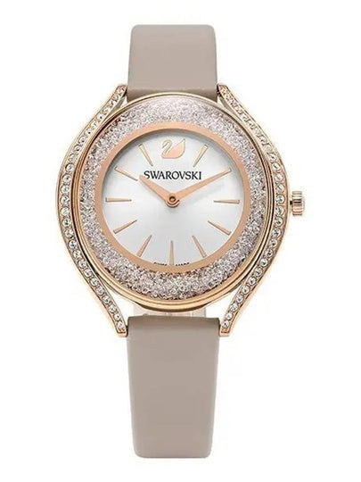 Crystalline Aura Leather Watch Rose Gold - SWAROVSKI - BALAAN 2