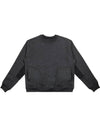 University Circle Wool Patch Sweatshirt Gray - IFELSE - BALAAN 2