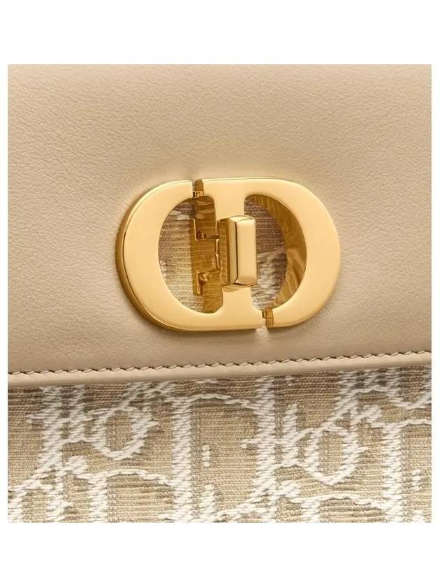 Miss Caro Chain Oblique Jacquard Pouch Bag Natural - DIOR - BALAAN 7