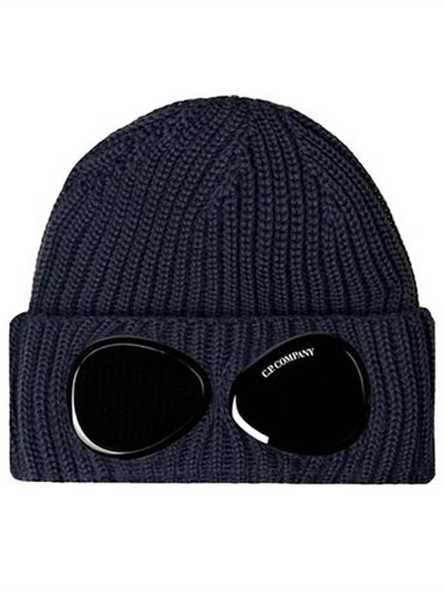 Goggles Merino Wool Beanie Navy - CP COMPANY - BALAAN 2