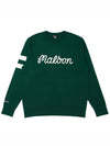 Big Bucket Logo Sweater GREEN MAN M3321PKT04GRN - MALBON GOLF - BALAAN 2