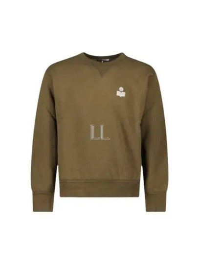 Men's Mike Logo Sweatshirt Khaki - ISABEL MARANT - BALAAN 2