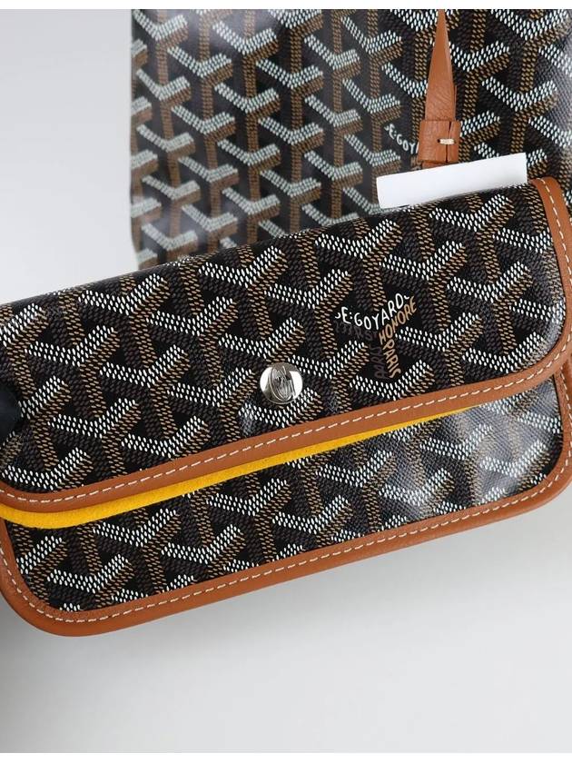 Bohème Hobo Shoulder Bag Tan Black - GOYARD - BALAAN 8