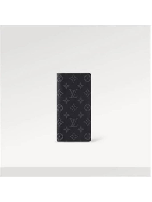 Brazza Monogram Long Wallet Black - LOUIS VUITTON - BALAAN 2