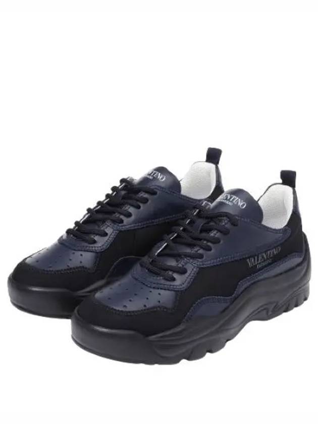 Gumboy Low-Top Sneakers Navy - VALENTINO - BALAAN 2