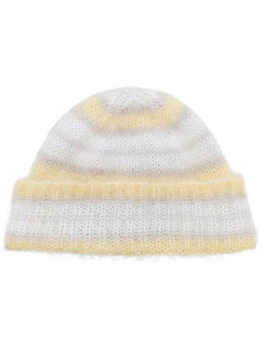 Striped Beanie Yellow - MARNI - BALAAN 1