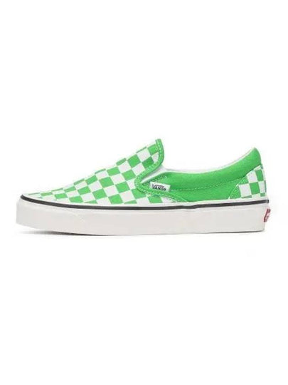 Checkerboard Slip-Ons Green - VANS - BALAAN 2