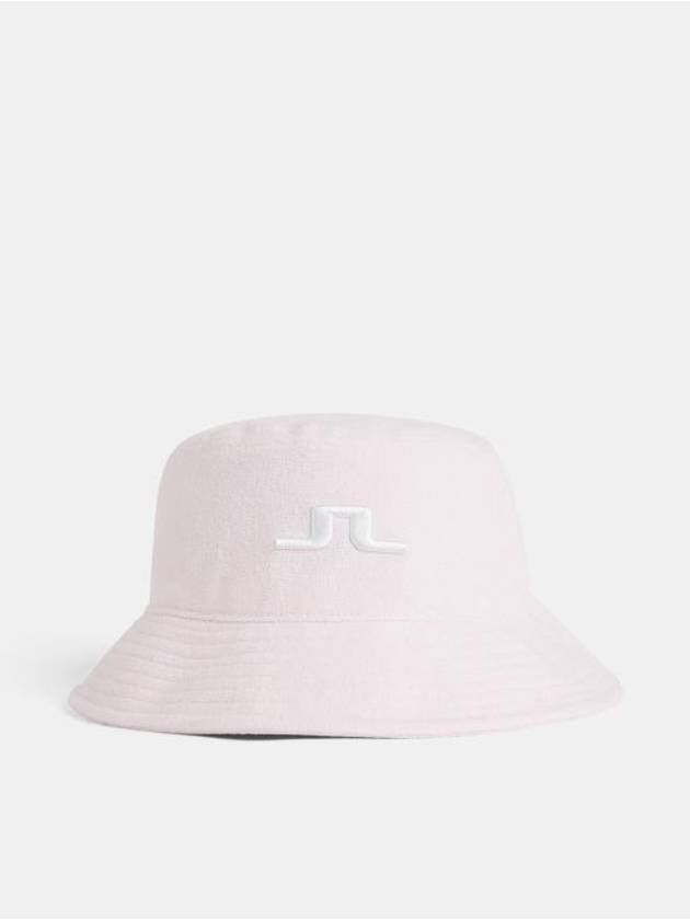 Women's Terry Embroidered Logo Bucket Hat Cradle Pink - J.LINDEBERG - BALAAN 2