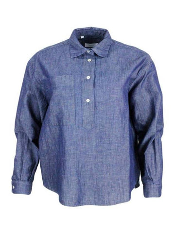 Shirt 3050434000101 DENIM - BARBA - BALAAN 1