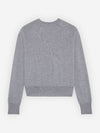 Baby Fox Patch Regular Cardigan Grey Melange - MAISON KITSUNE - BALAAN 3