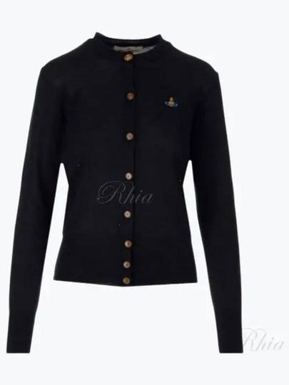 Ripped Embroidery Cardigan Black - VIVIENNE WESTWOOD - BALAAN 2