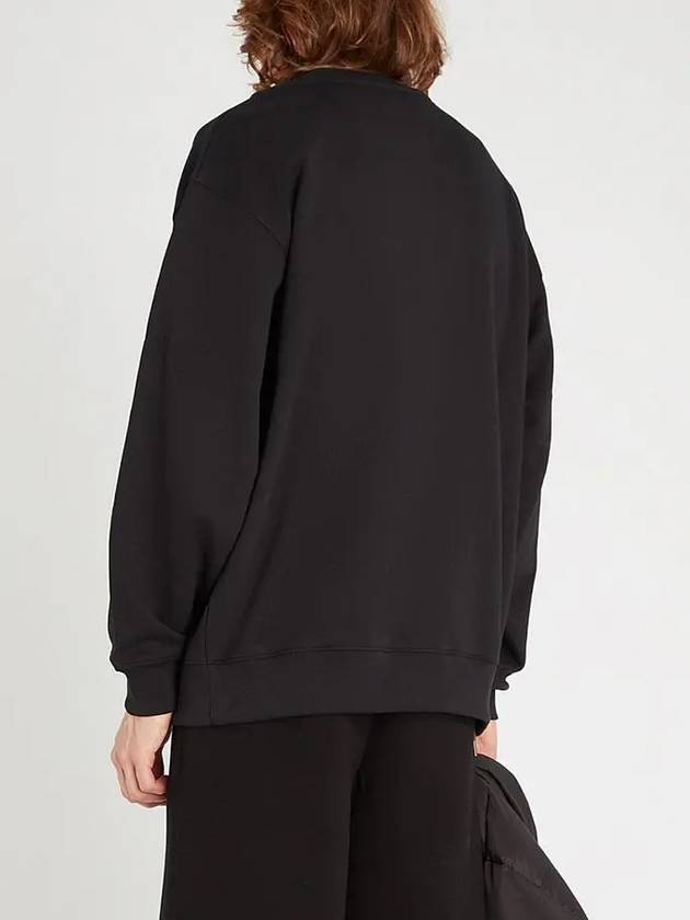 Forba Face Crewneck Logo Sweatshirt Black - ACNE STUDIOS - BALAAN 4