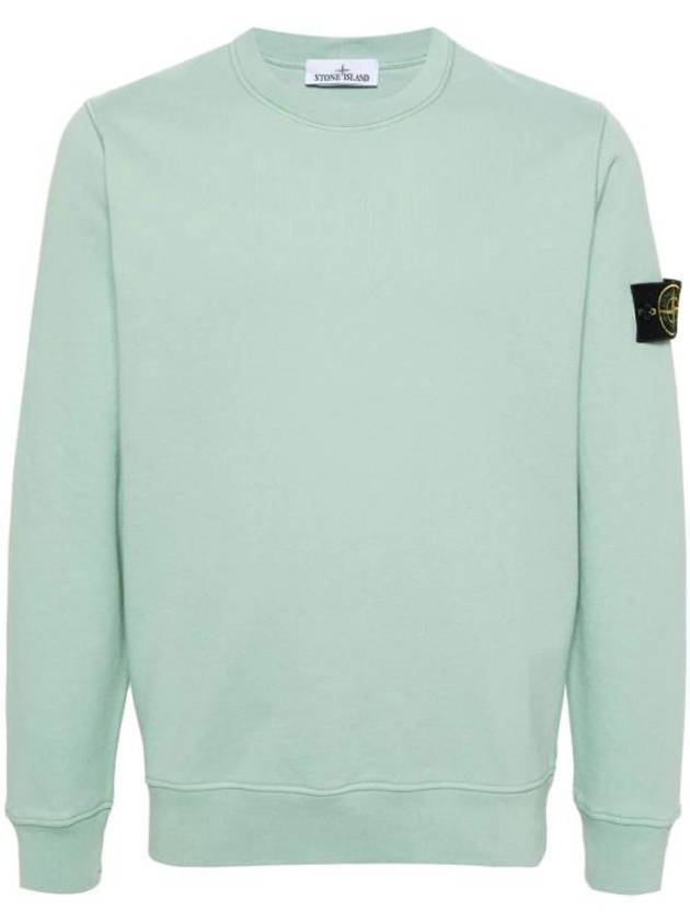 Wappen Patch Garment Dyed Sweatshirt Green - STONE ISLAND - BALAAN 2