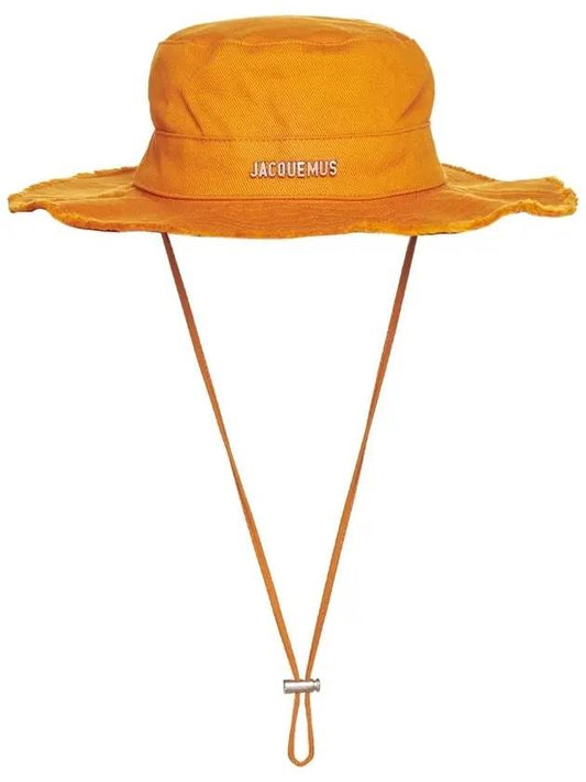 Le Bob Artichaut Cotton Bucket Hat Orange - JACQUEMUS - BALAAN 1