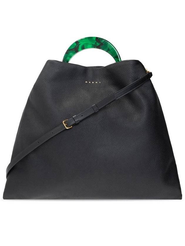 Venice Hobo Medium Tote Bag Black - MARNI - BALAAN 2