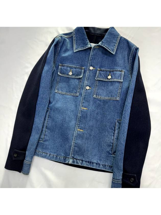 50 Margiela Men s Wool Denim Stitch Jacket S30AM0471 STN924 - MAISON MARGIELA - BALAAN 3