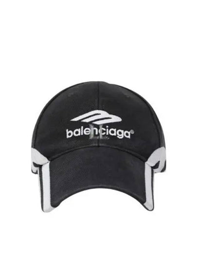 3B Sports Icon Ball Cap Black - BALENCIAGA - BALAAN 2