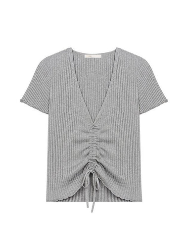 Women's Knit Top Gray - MAJE - BALAAN 1