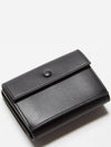 Logo Print Half Wallet Black - ACNE STUDIOS - BALAAN 3