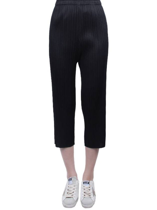 Women s Pleated Please Sabrina Pants Black JF110 15 - ISSEY MIYAKE - BALAAN 1