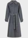 Eve handmade wool trench coat - MICANE - BALAAN 4