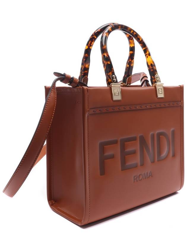 Sunshine Small Tote Bag Brown - FENDI - BALAAN 4