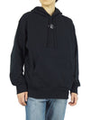 S Macs Logo Hoodie Black - DIESEL - BALAAN 4