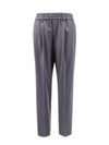 straight pants gray - BRUNELLO CUCINELLI - BALAAN 2
