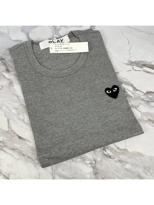 Heart patch short sleeve t shirt gray - COMME DES GARCONS PLAY - BALAAN 2