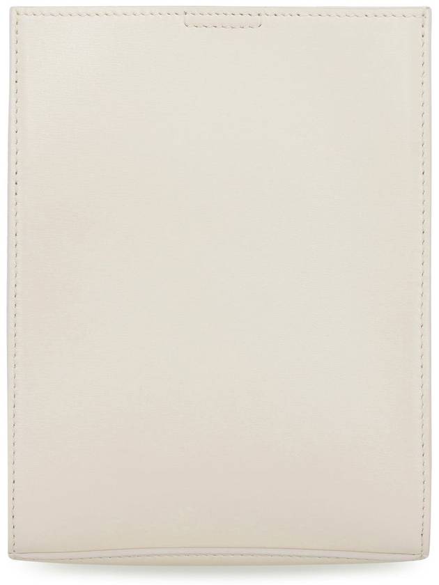 Tangle Smooth Leather Small Cross Bag White - JIL SANDER - BALAAN 4