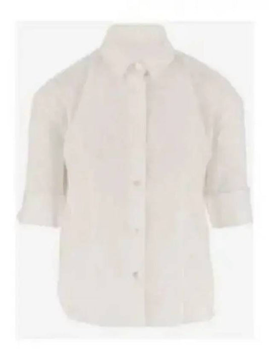 Carpage cotton short sleeve shirt white 7145W2439WHT - THE ROW - BALAAN 1