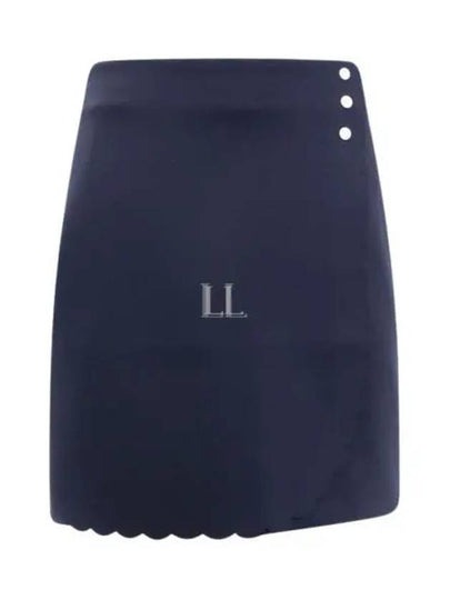 Women's Anna Mini H-Line Skirt Navy - J.LINDEBERG - BALAAN 2