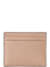 V Logo Signature Card Wallet Rose Cannelle - VALENTINO - BALAAN 4