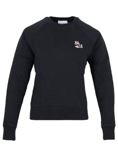 Dressed Fox Patch Sweatshirt Black - MAISON KITSUNE - BALAAN 2