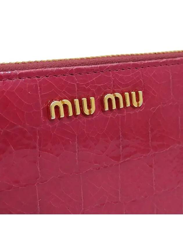 pink long wallet - MIU MIU - BALAAN 4